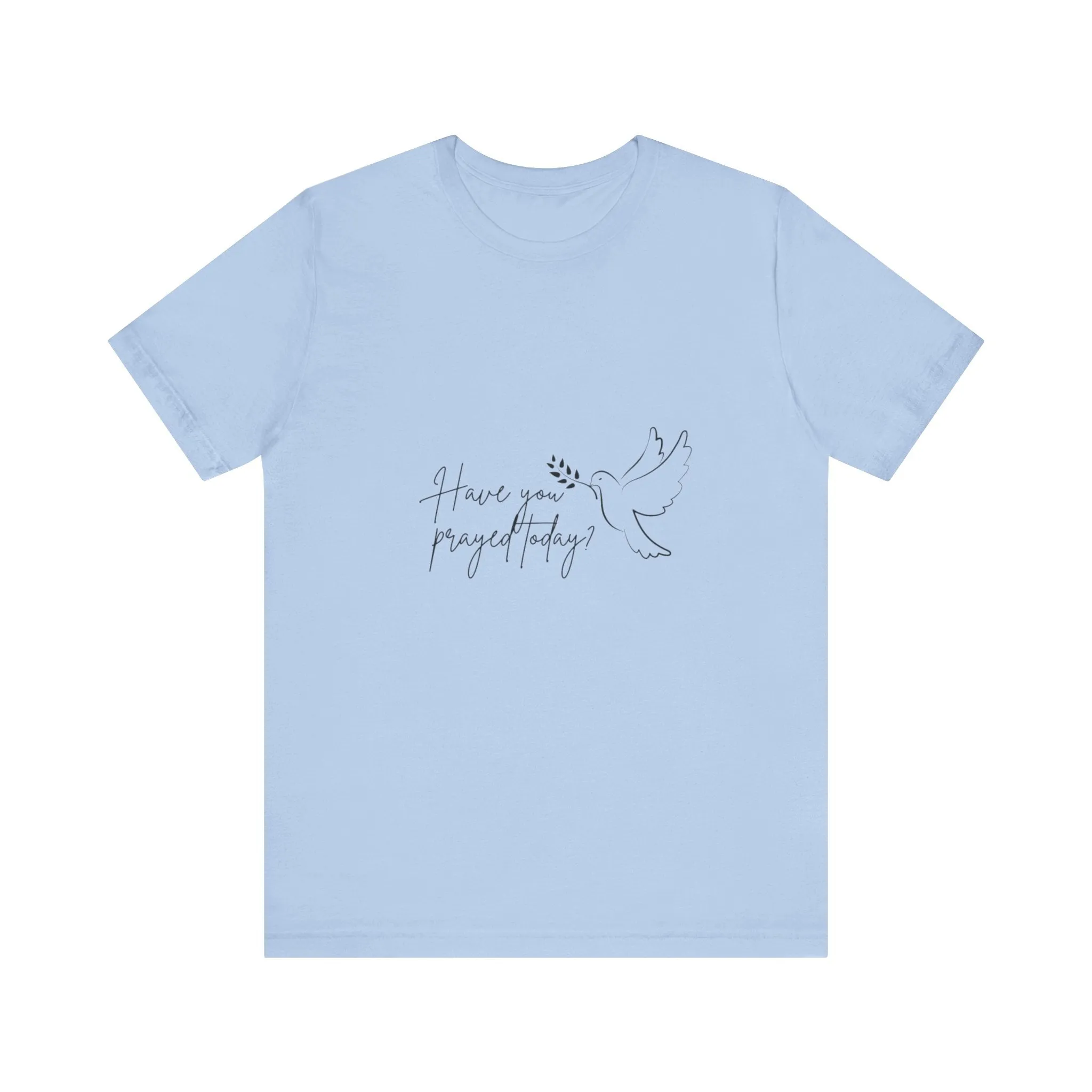 Prayerful Reflection T-Shirt - Comfortable Cotton Tee in 16 Colors