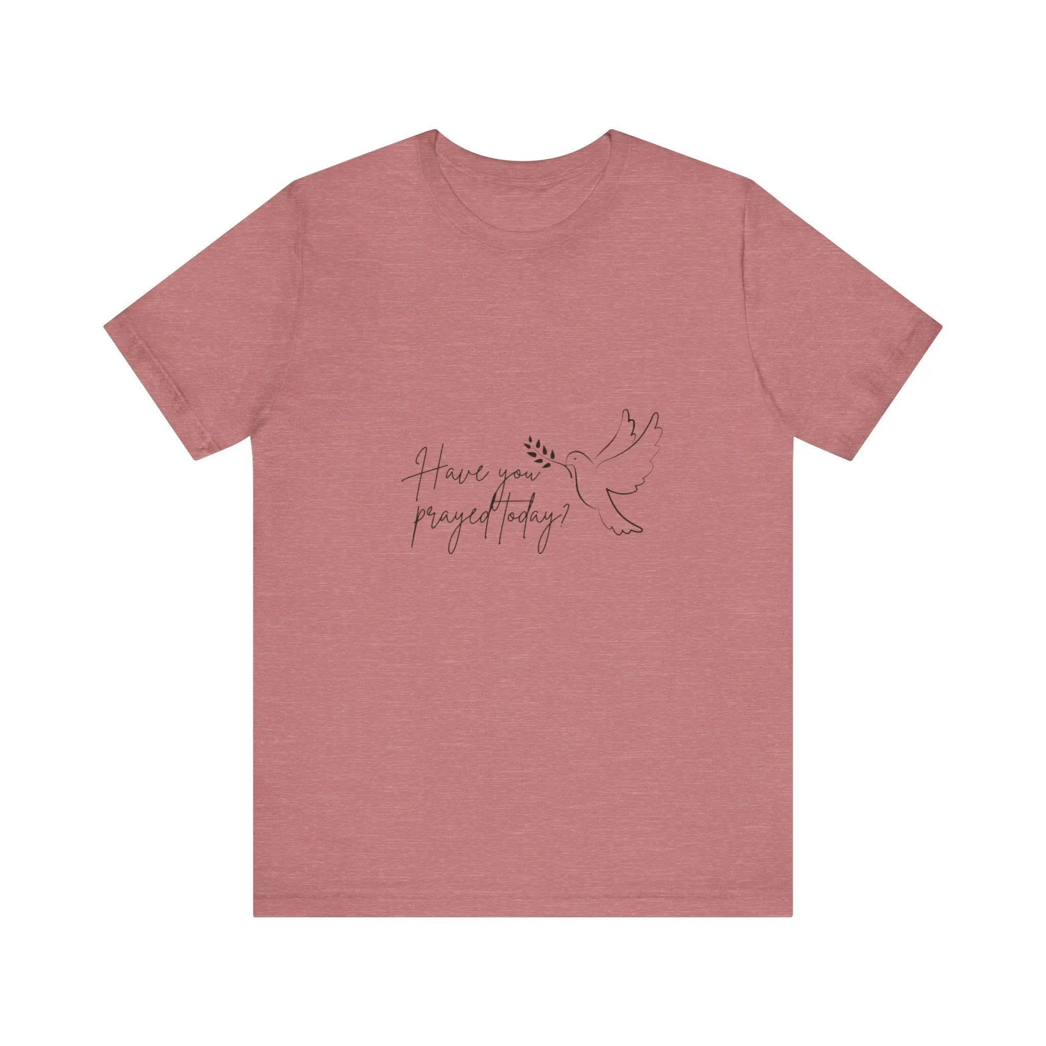 Prayerful Reflection T-Shirt - Comfortable Cotton Tee in 16 Colors