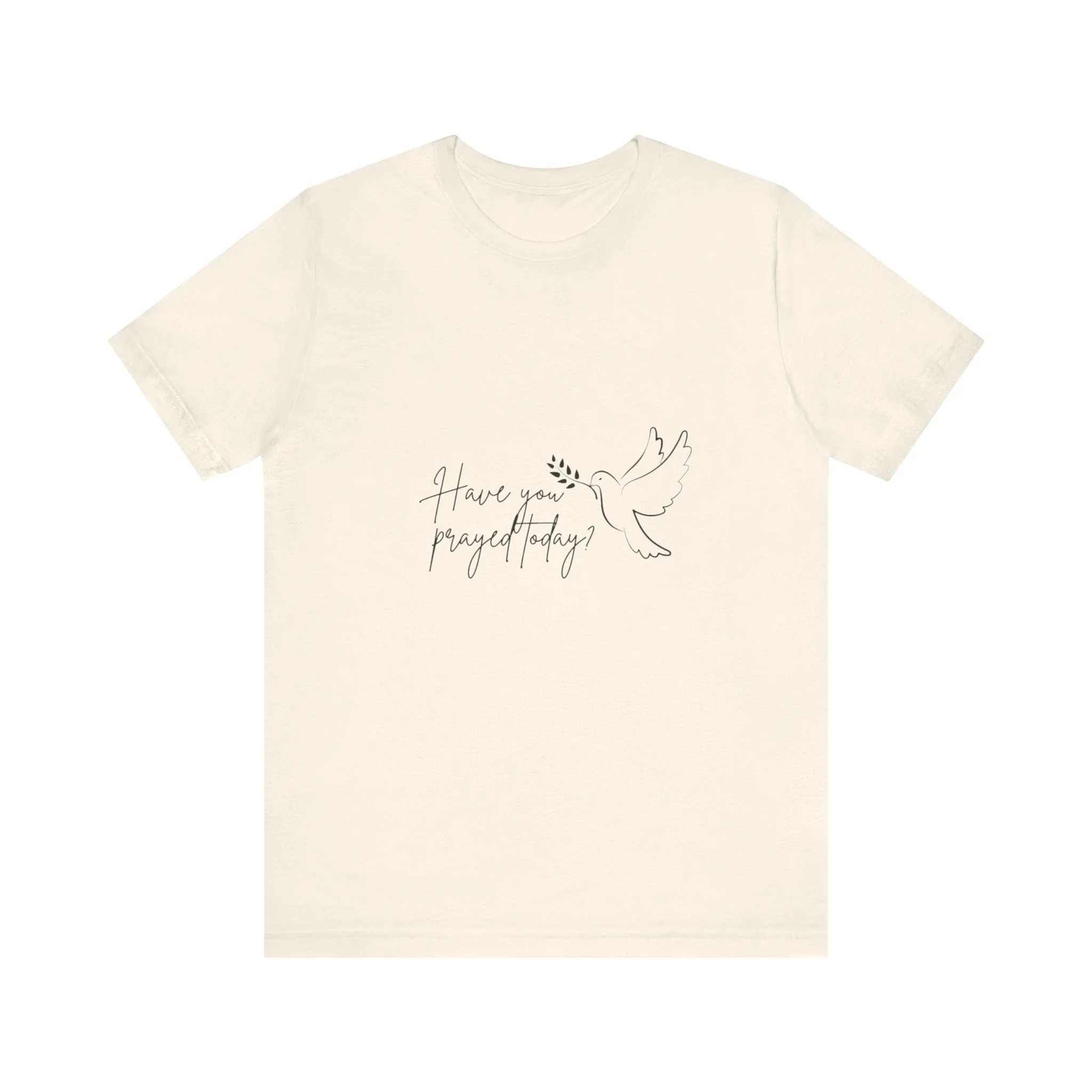 Prayerful Reflection T-Shirt - Comfortable Cotton Tee in 16 Colors