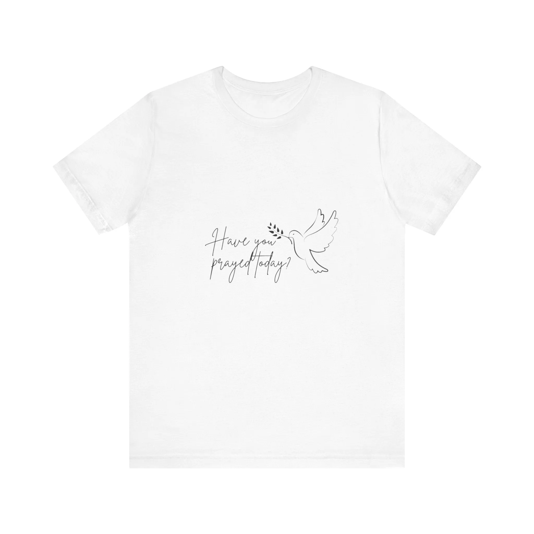 Prayerful Reflection T-Shirt - Comfortable Cotton Tee in 16 Colors