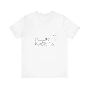 Prayerful Reflection T-Shirt - Comfortable Cotton Tee in 16 Colors