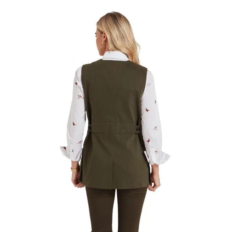 Schoffel All Season Ladies Shooting Vest - Dark Olive