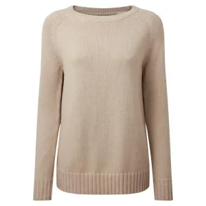 Schoffel Cornwall Cotton Crew Neck Ladies Jumper - Oat