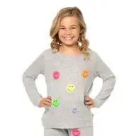 SEQUIN SMILEY FACE HACCHI SWEATSHIRT