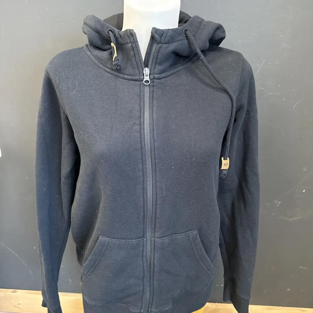 Ten Tree- full zip women's hoodie- MSRP $108: Black -women-LG