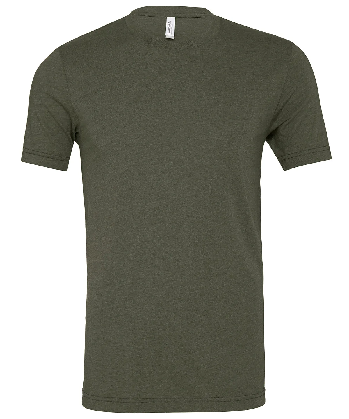 Unisex triblend crew neck t-shirt | Military Green Triblend