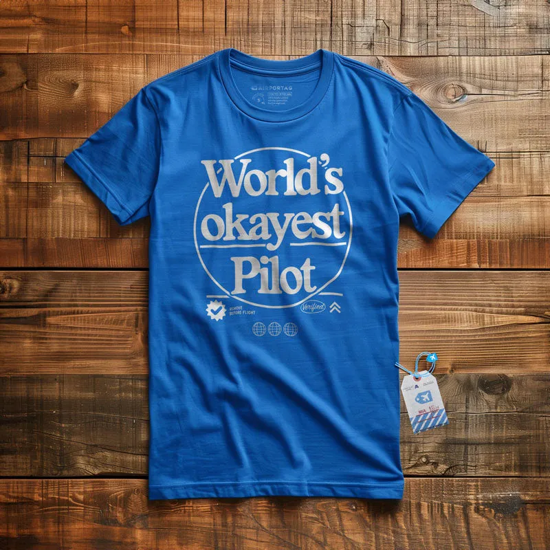 World's Okayest Pilot - T-shirt