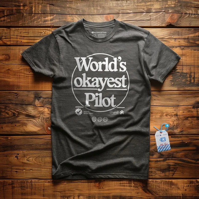 World's Okayest Pilot - T-shirt